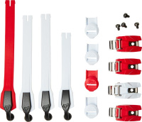 Стрепы с застежками Fox Instinct Strap/Buckle/Pass Kit (красный (20365-077-NS_ст))