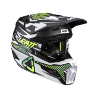 Мотошлем подростковый Leatt Moto 3.5 Helmet Kit (Storm Teal, L, 2026 (1026001071))