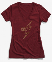 Футболка женская 100% Helgi Womens Tee-Shirt  (Brick, S, 2020 (28087-068-10))