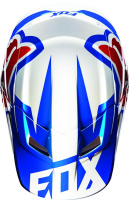 Козырек Fox V1 Race Helmet Visor (XS/S, синий (15855-002-2XS/S_ст))