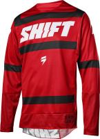 Джерси Кроссовая Shift Black Strike Jersey (L, красный (19311-208-L))
